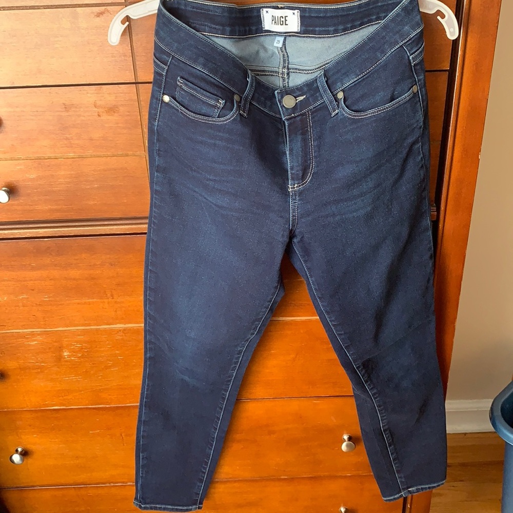Paige Verdogo Crop Nicole Size 29 worn less than 5 times
